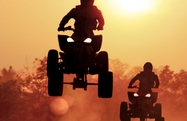 atv sunset