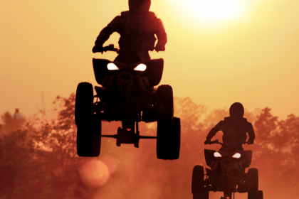 atv sunset